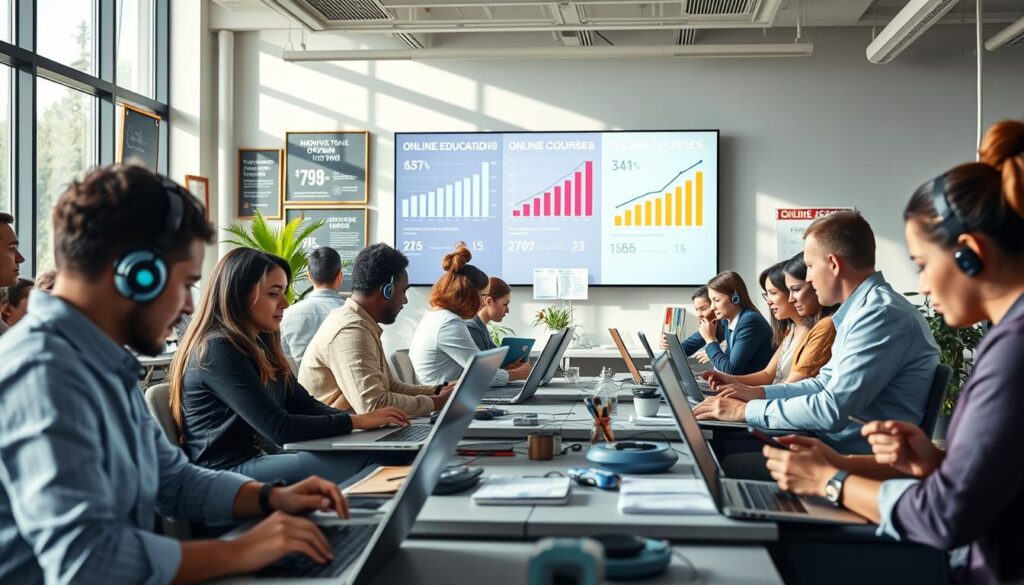 tendências de aprendizado online