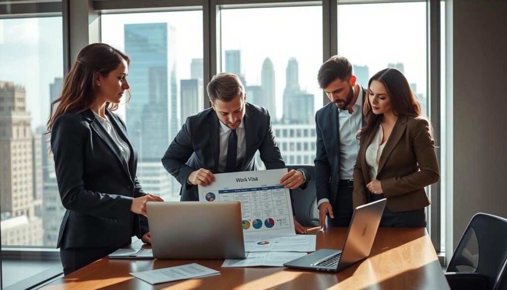 vistos de trabalho internacional