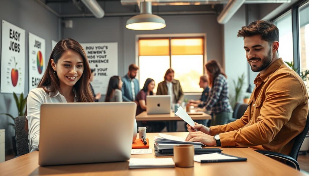 Trabalhos sem experiência prévia Trabalhos sem experiência prévia