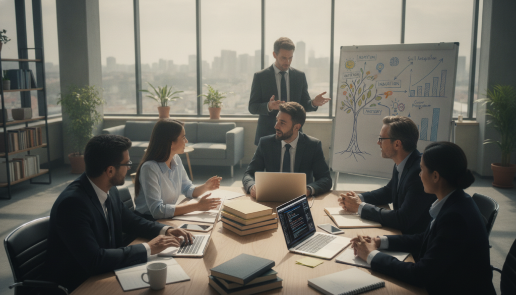 aprendizado contínuo e desenvolvimento de competências