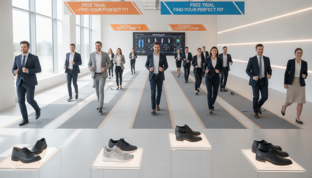 programa de testes gratuitos para testar Sapatos