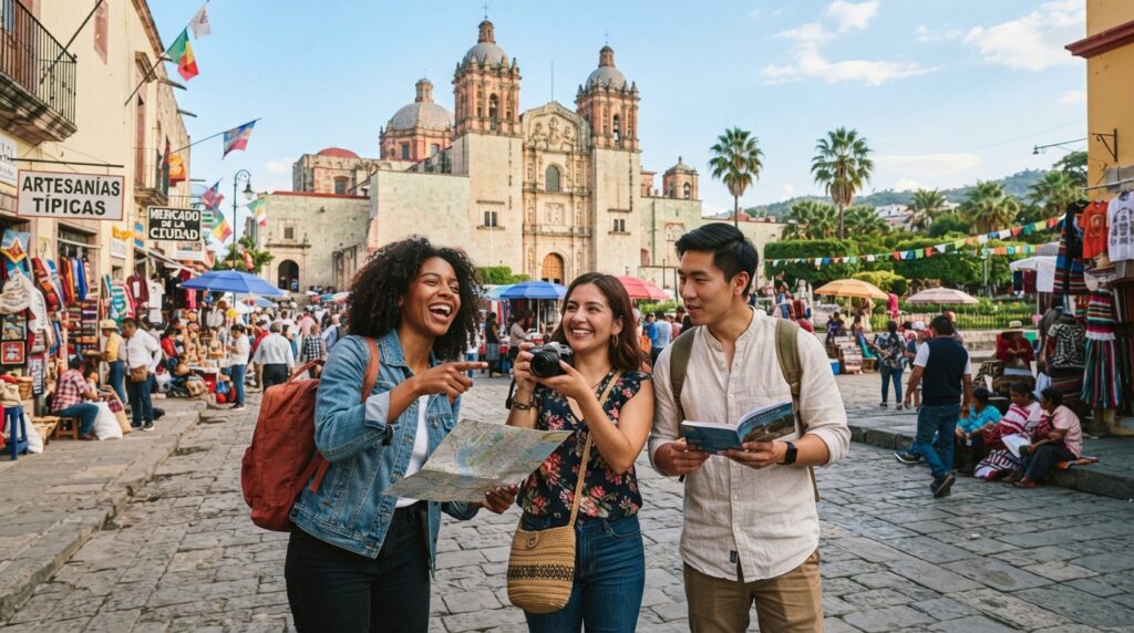 Jovens explorando países com Visto de Trabalho e Férias