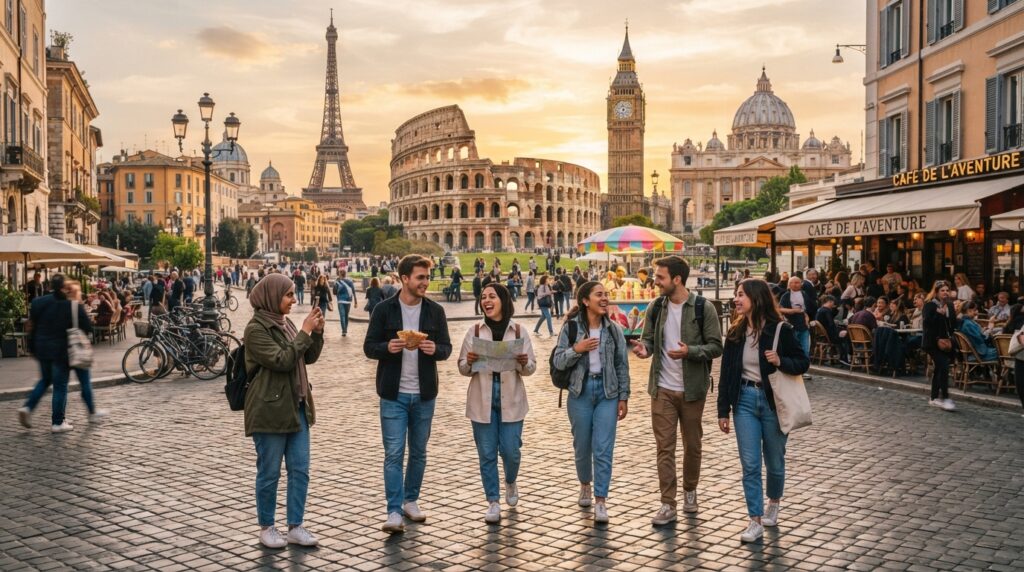 destinos europeus para jovens
