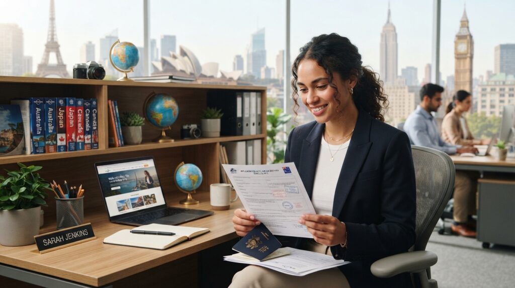 programa de trabalho e férias